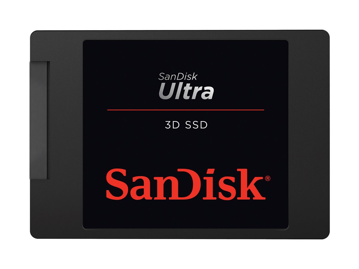 SanDisk Ultra 3D - SSD - 500 Go - interne - 2.5" - SATA 6Gb/s - SDSSDH3-500G-G26 - Disques durs pour ordinateur portable