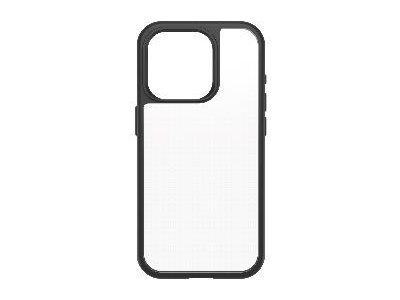OtterBox React Series - Coque de protection pour téléphone portable - antimicrobien - noir transparent - pour Apple iPhone 15 Pro - 77-92750 - Coques et étuis pour téléphone portable
