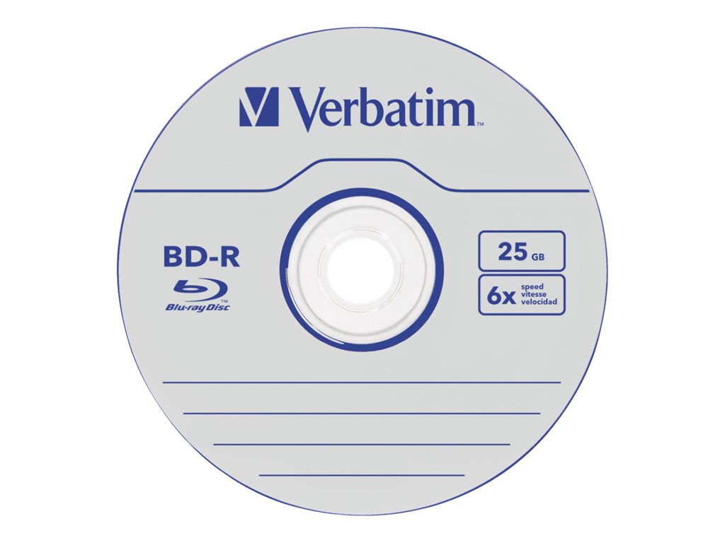 Verbatim DataLife - 50 x BD-R - 25 Go 6x - spindle - 43838 - Disques Blu-ray