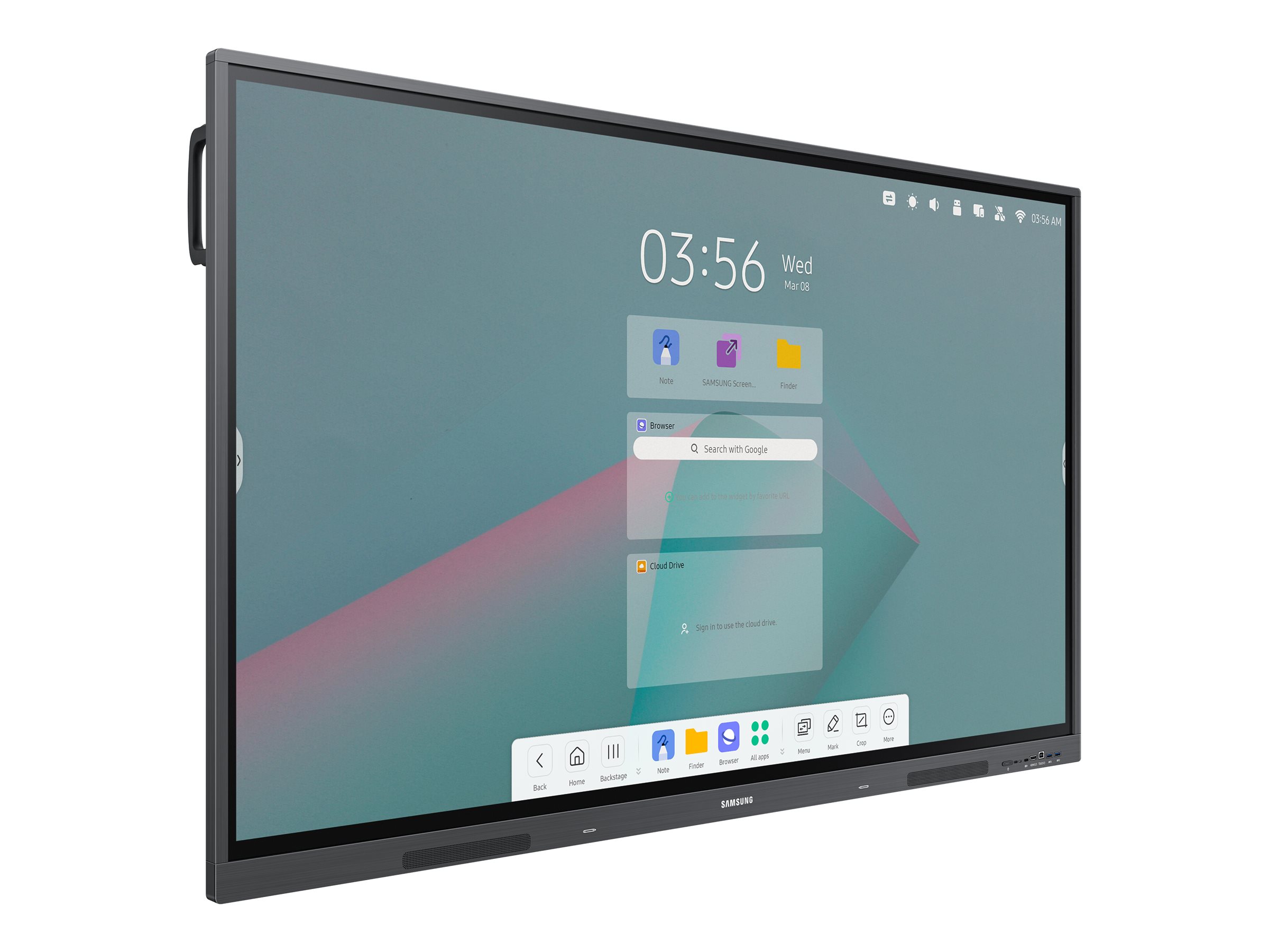 Samsung Interactive Display WA86C - Classe de diagonale 86" WAC Series écran LCD rétro-éclairé par LED - éducation/entreprise - avec écran tactile (multi-touches) - Android - 4K UHD (2160p) 3840 x 2160 - LH86WACWLGCXEN - Écrans LCD/LED grand format