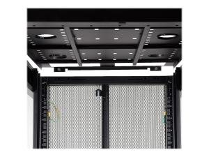 Tripp Lite 42U Rack Enclosure Server Cabinet w/ Doors & Sides - Rack armoire - noir - 42U - 19" - SR42UB - Accessoires pour serveur
