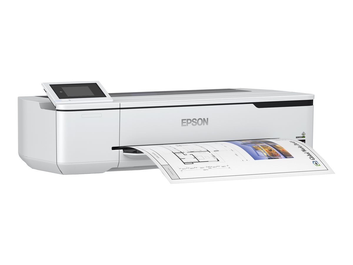 Epson SureColor SC-T3100N - 24" imprimante grand format - couleur - jet d'encre - Rouleau A1 (61,0 cm) - 2 400 x 1 200 ppp - Gigabit LAN, Wi-Fi(n), USB 3.0 - outil de coupe - C11CF11301A0 - Imprimantes jet d'encre