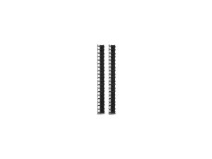 APC - Panneau d'agencement de câbles de rack - noir - 42U (pack de 2) - pour P/N: AR9300SP, AR9300SP-R, SMX3000HVTUS, SMX3000LVUS, SRT1000RMXLI, SRT1000RMXLI-NC - AR7721 - Accessoires pour serveur