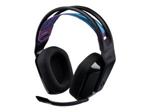 Logitech G G535 LIGHTSPEED Wireless Gaming Headset - Micro-casque - circum-aural - LIGHTSPEED - sans fil - noir - Certifié Discord - 981-000972 - Écouteurs