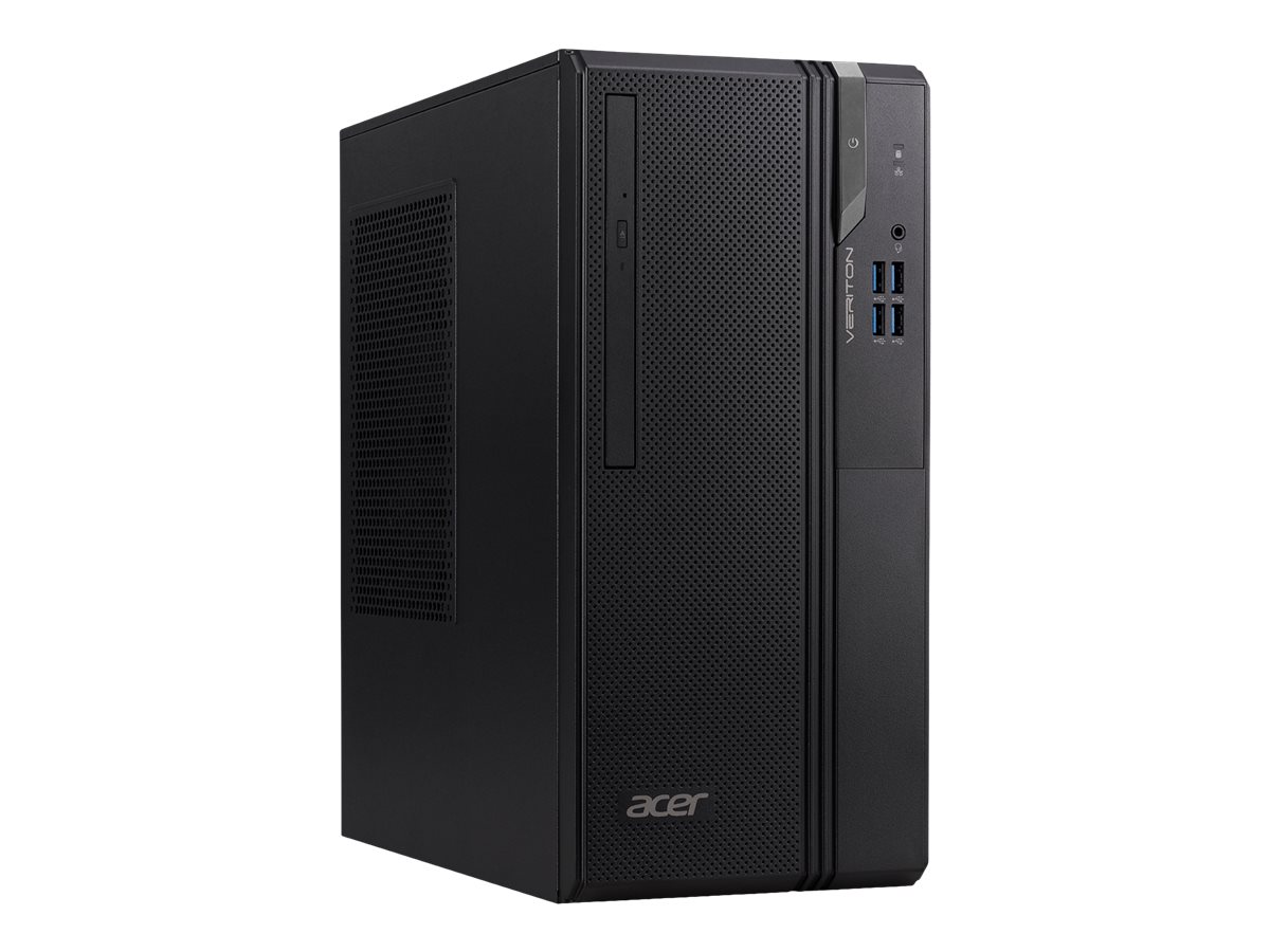 Acer Veriton S2 VS2690G - Mid tower - Core i5 12400 / 2.5 GHz - RAM 8 Go - SSD 256 Go - NVMe - DVD SuperMulti - UHD Graphics 730 - Gigabit Ethernet - Win 11 Pro - moniteur : aucun - DT.VWMEF.002 - Ordinateurs de bureau