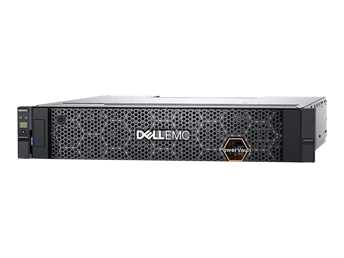 Dell PowerVault ME5024 - Baie de disques - 4.8 To - 24 Baies (SAS-3) - HDD 2.4 To x 2 - iSCSI (10 GbE) (externe) - rack-montable - 2U - avec 3 ans de base sur site - ME5024ISCSI - SAN