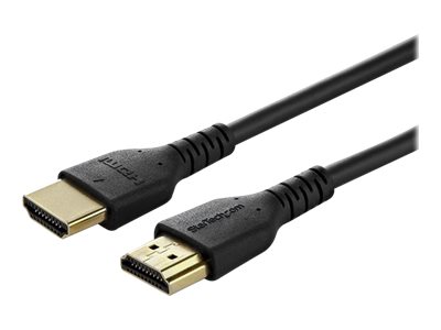StarTech.com Câble HDMI 4K 60 Hz premium avec Ethernet de 1 m - Premium High speed - câble HDMI avec Ethernet - HDMI mâle pour HDMI mâle - 1 m - noir - pour P/N: TB3DKM2HDL - RHDMM1MP - Accessoires pour systèmes audio domestiques