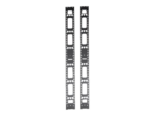 Tripp Lite 42U Rack Enclosure Server Cabinet Vertical Cable Management Bars - Panneau d'agencement de câbles de rack (pack de 2) - SRVRTBAR - Accessoires pour serveur