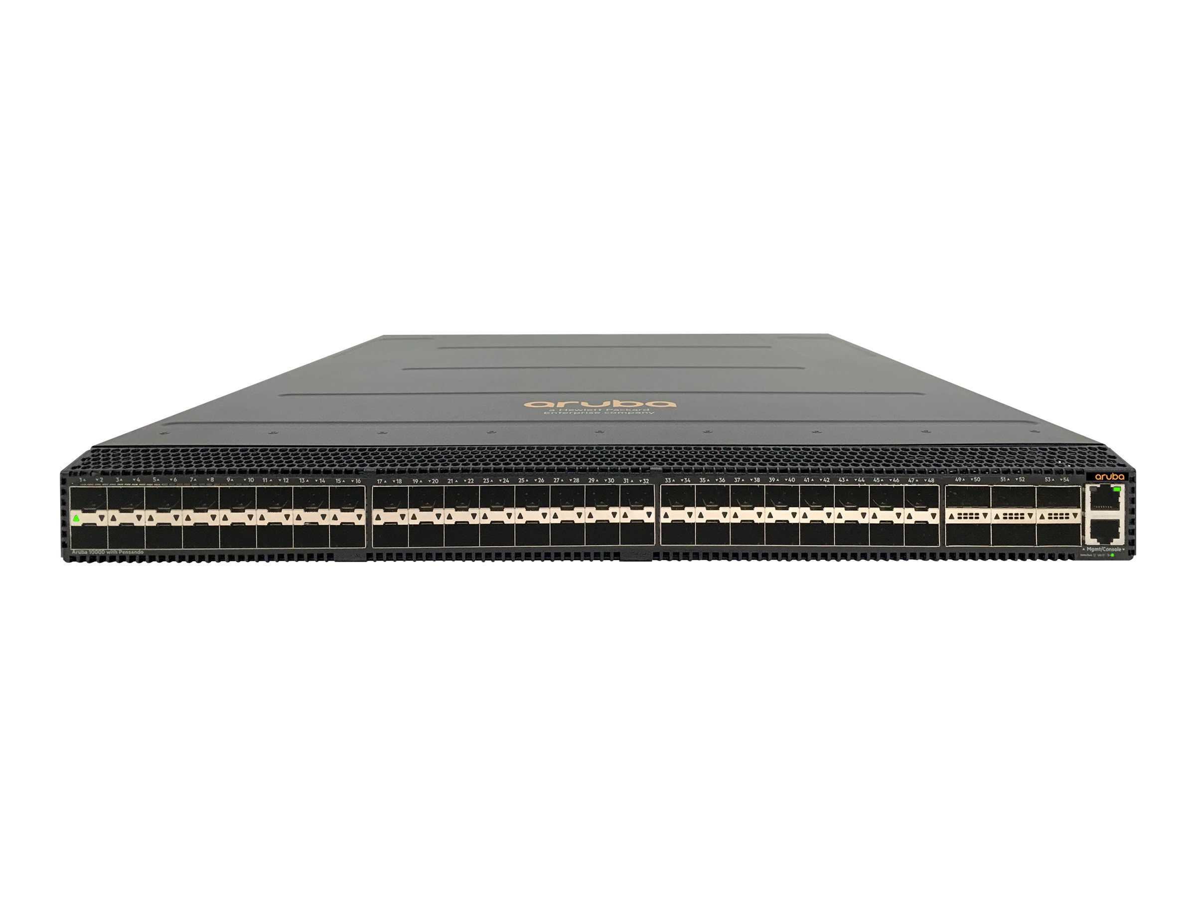 HPE Aruba CX 10000-48Y6C - Commutateur - C3 - Géré - 48 x 1/10/25 Gigabit Ethernet SFP / SFP+ / SFP28 + 6 x 40/100 Gigabit QSFP+ / QSFP28 - flux d'air de l'avant vers l'arrière - Montable sur rack - R8P13A#ABB - Commutateurs gérés