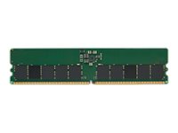 Kingston - DDR5 - module - 16 Go - DIMM 288 broches - 4800 MHz / PC5-38400 - CL40 - 1.1 V - mémoire sans tampon - ECC - KTH-PL548E-16G - DDR5