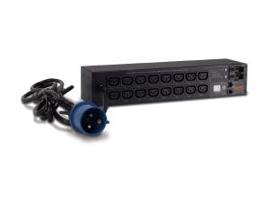 PDU en rack commuté APC AP7922B - Unité de distribution secteur (rack-montable) - CA 230 V - Ethernet 10/100 - entrée : IEC 60309 32A - connecteurs de sortie : 16 (power IEC 60320 C13) - 2U - 3.66 m cordon - pour P/N: SCL400RMJ1U, SCL500RMI1UC, SCL500RMI1UNC, SMTL1000RMI2UC, SMTL750RMI2UC - AP7922B - Parasurtenseurs et PDU