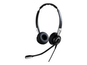 Jabra BIZ 2400 II USB Duo CC MS - Micro-casque - sur-oreille - convertible - filaire - USB - Certifié pour Skype for Business - 2499-823-309 - Écouteurs