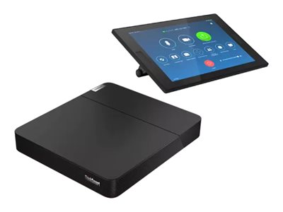 Lenovo ThinkSmart Core - Controller Kit - kit de vidéo-conférence (console d'écran tactile, système de calcul) - avec 3 ans de support Lenovo Premier + première année de maintenance - Certifié pour Zoom Rooms - noir - 12QL0004FR - Audio et visioconférences