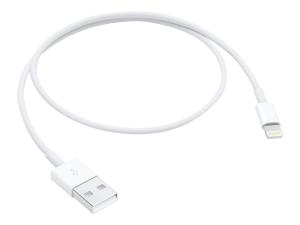 Apple - Câble Lightning - Lightning mâle pour USB mâle - 50 cm - ME291ZM/A - Accessoires pour systèmes audio domestiques