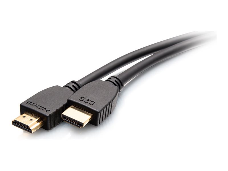 C2G 12ft (3.6m) Ultra High Speed HDMI® Cable with Ethernet - 8K 60Hz - Ultra High Speed - câble HDMI avec Ethernet - HDMI mâle pour HDMI mâle - 3.6 m - noir - support 8K60Hz (7680 x 4320) - C2G10413 - Accessoires pour systèmes audio domestiques