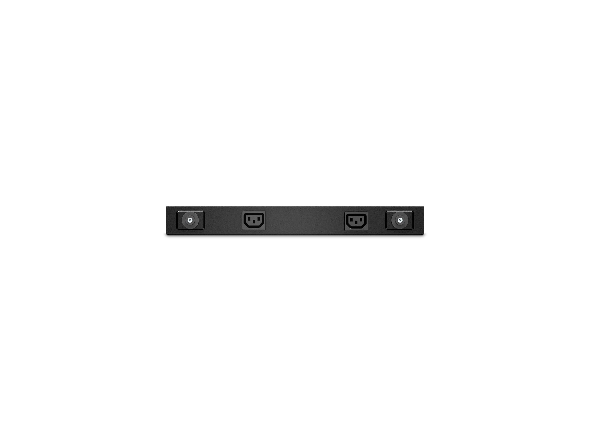 PDU en rack de base APC AP6120A - Unité de distribution secteur (rack-montable) - CA 100-240 V - entrée : IEC 60320 C20 - connecteurs de sortie : 9 (power IEC 60320 C13, IEC 60320 C19) - pour P/N: SMTL1000RMI2UC, SMX1000C, SMX1500RM2UC, SMX1500RM2UCNC, SMX750C, SMX750CNC - AP6120A - Parasurtenseurs et PDU