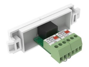 VISION TC3 - Kit plaque modulaire avec connecteurs enclenchables et câbles - fiche mini-phone Stéréo 3,5 mm - blanc - commande unique - TC3 3.5MM/V2 - Accessoires de câblage réseau