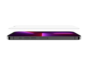Belkin UltraGlass - Protection d'écran pour téléphone portable - antimicrobien - verre - pour Apple iPhone 13 Pro Max - OVA079ZZ - Accessoires pour téléphone portable