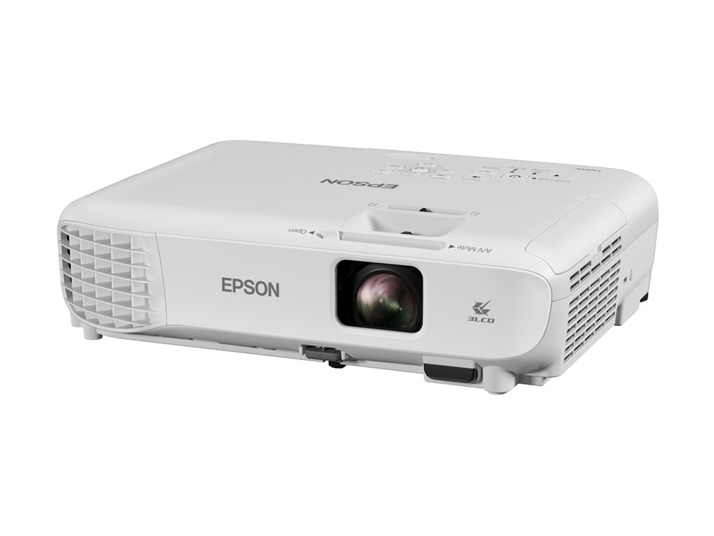 Epson EB-W06 - Projecteur 3LCD - portable - 3700 lumens (blanc) - 3700 lumens (couleur) - WXGA (1280 x 800) - 16:10 - 720p - V11H973040 - Projecteurs numériques