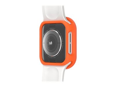 OtterBox EXO EDGE - Pare-chocs pour montre intelligente - polycarbonate, TPE - orange soleil brillant - conception lisse - pour Apple Watch (40 mm) - 77-81216 - Sacs multi-usages