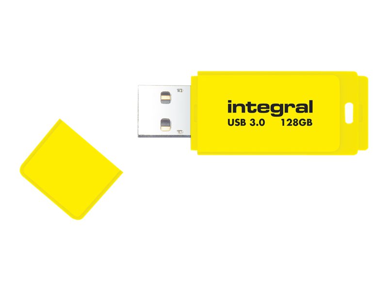 Integral Neon - Clé USB - 32 Go - USB 3.0 - jaune - INFD32GBNEONYL3.0 - Lecteurs flash