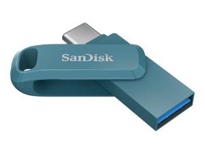 SanDisk Ultra Dual Drive Go - Clé USB - 64 Go - USB 3.2 Gen 1 / USB-C - baie navagio - SDDDC3-064G-G46NBB - Lecteurs flash