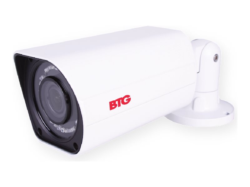 BTG - Caméra de surveillance - puce - extérieur - couleur (Jour et nuit) - 2 MP - 1920 x 1080 - 1080p - à focale variable - AHD, CVI, TVI, CVBS - DC 12 V - BTG1236/28AHQ - Caméras de sécurité