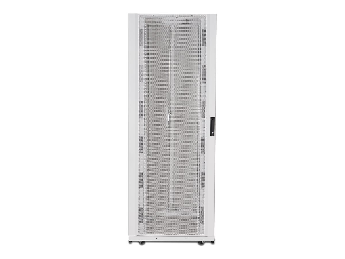 APC NetShelter SX - Rack armoire - blanc - 48U - 19" - AR3357W - Accessoires pour serveur