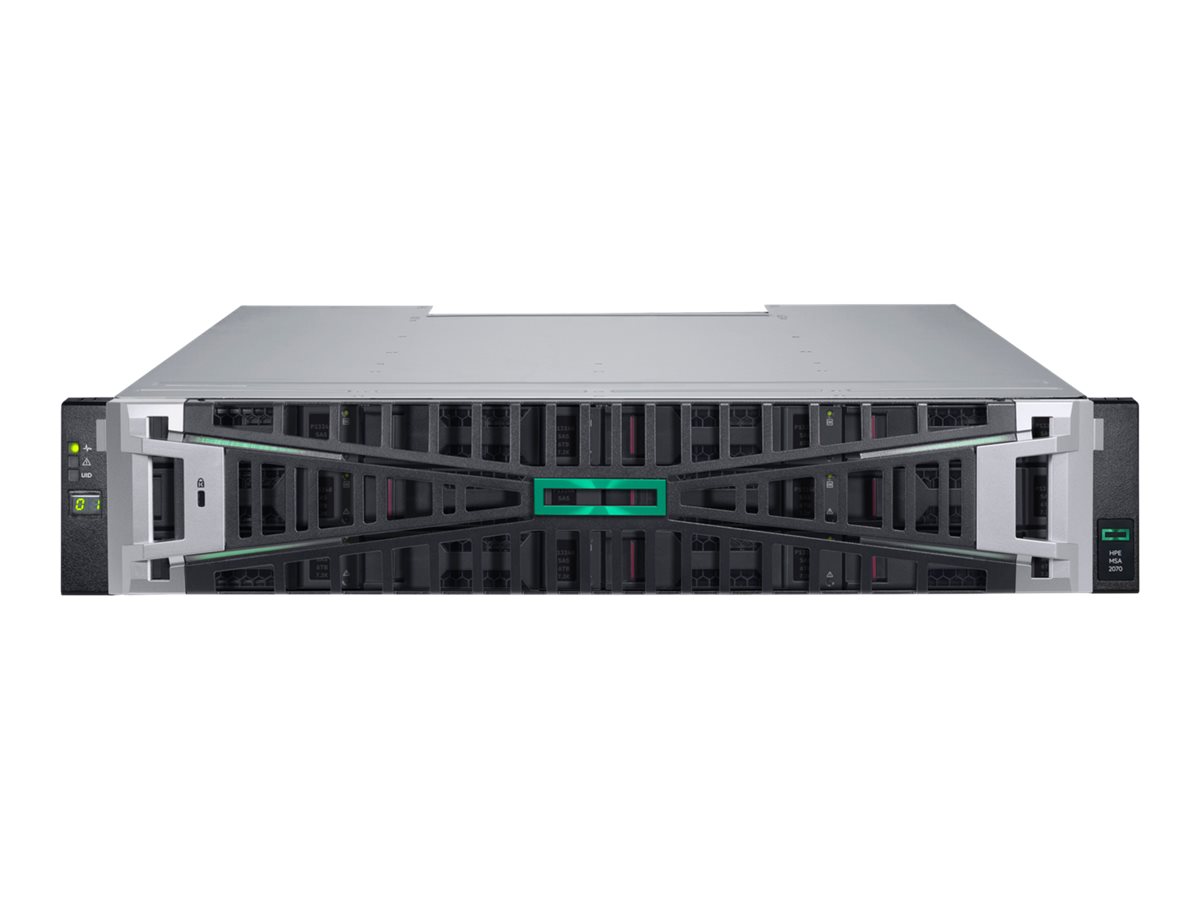 HPE Modular Smart Array 2070 16Gb Fibre Channel LFF Storage - Baie de disques - 0 To - 12 Baies (SAS-3) - 16Gb Fibre Channel (externe) - rack-montable - 2U - S1H41A - SAN