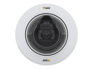 AXIS P3245-LV Network Camera - Caméra de surveillance réseau - dôme - couleur (Jour et nuit) - 1920 x 1080 - 1080p - diaphragme automatique - à focale variable - audio - LAN 10/100 - MJPEG, H.264, HEVC, H.265, MPEG-4 AVC - CC 12 V / PoE Plus - 01592-001 - Caméras réseau