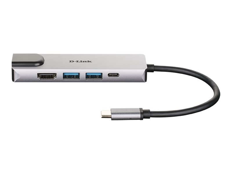 D-Link DUB-M520 - Station d'accueil - USB-C / Thunderbolt 3 - HDMI - 1GbE - DUB-M520 - Stations d'accueil pour ordinateur portable