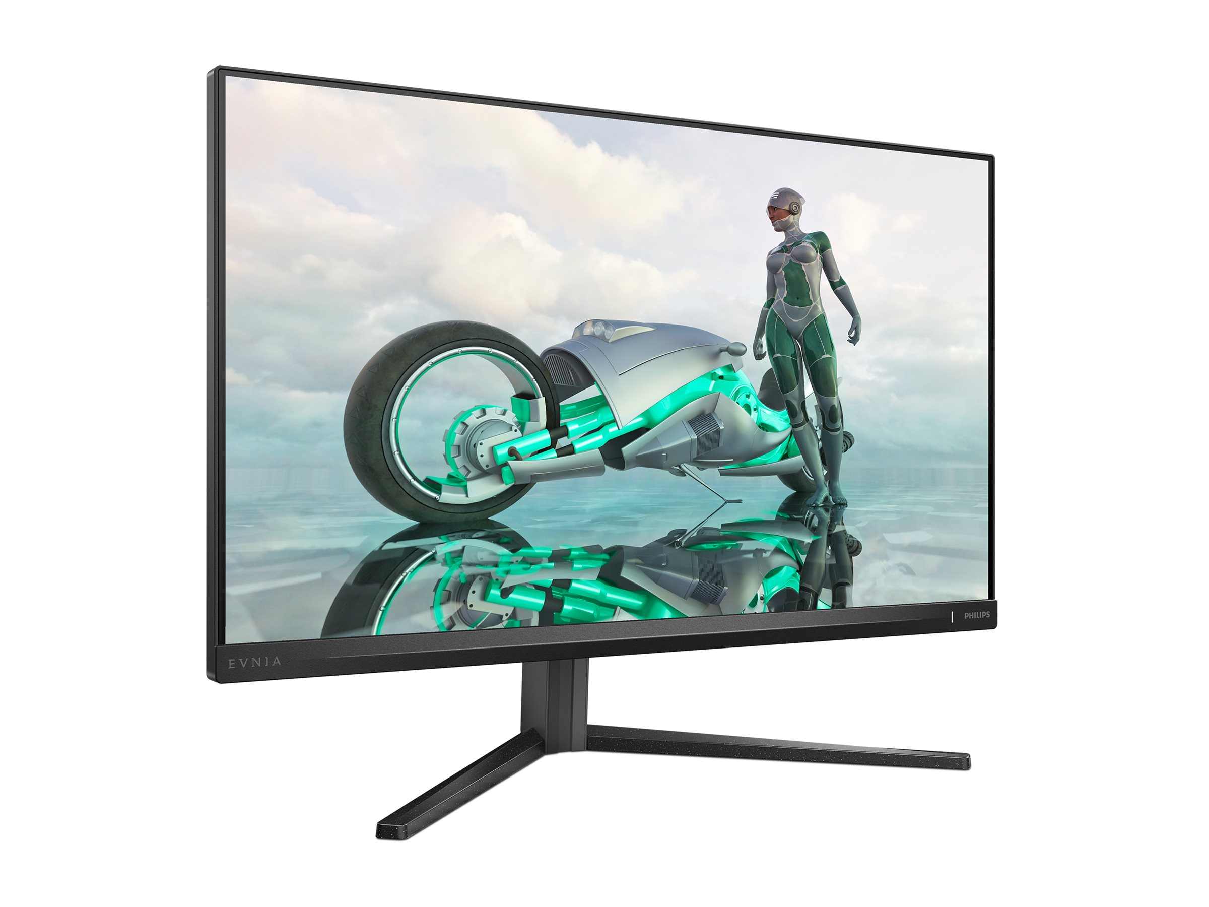 Philips Evnia 3000 27M2N3200A - Écran LED - jeux - 27" - 1920 x 1080 Full HD (1080p) @ 180 Hz - IPS - 300 cd/m² - 1000:1 - HDR10 - 0.5 ms - 2xHDMI, DisplayPort - haut-parleurs - Charbon - 27M2N3200A/00 - Écrans d'ordinateur