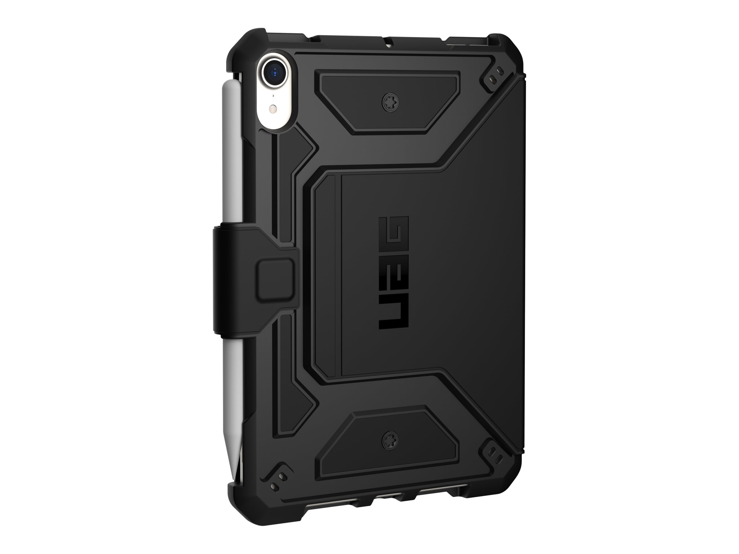 UAG Rugged Case for iPad Mini (6th Gen, 2021) [8.3-inch] - Metropolis SE Black - Étui à rabat pour tablette - noir - 8.3" - pour Apple iPad mini (6ème génération) - 12328X114040 - Accessoires pour ordinateur portable et tablette
