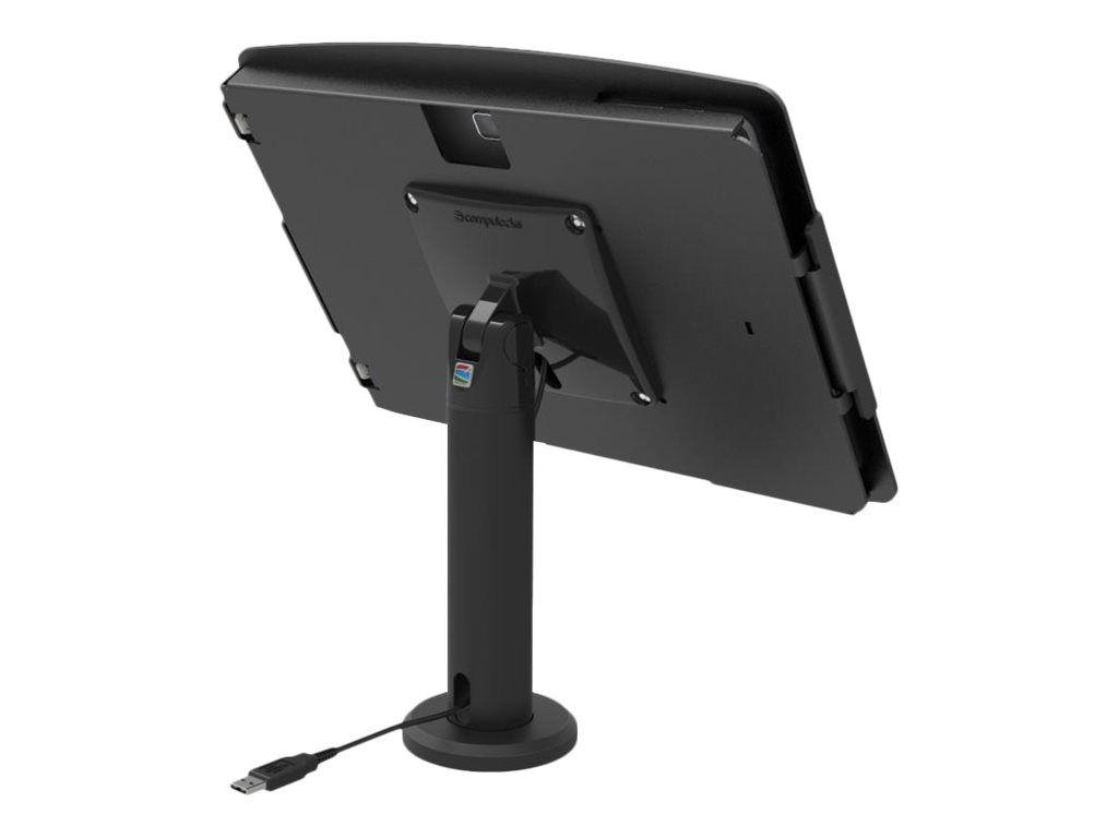 Compulocks Space Rise Surface Pro 7 / Galaxy TabPro S Counter Top Kiosk 4" Black - Pied - pour tablette - noir - ordinateur de bureau - pour Microsoft Surface Pro (Mi-2017), Pro 3, Pro 4, Pro 6, Pro 7; Samsung Galaxy TabPro S - TCDP04912SGEB - Accessoires pour ordinateur portable et tablette