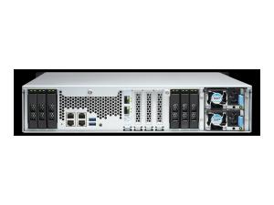 QNAP TS-h1886XU-RP R2 - Serveur NAS - 18 Baies - rack-montable - SATA 6Gb/s - RAID RAID 0, 1, 5, 6, 10, 50, JBOD, 60, RAID TP - RAM 32 Go - 2.5 Gigabit Ethernet / 10 Gigabit Ethernet - iSCSI support - 2U - TS-H1886XU-RP-R2-D1622-32G - NAS