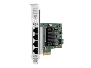 HPE I350-T4 - Adaptateur réseau - PCIe 2.0 x4 - Gigabit Ethernet x 4 - pour ProLiant DL20 Gen10, DL325 Gen10, DL360 Gen10, DL380 Gen10, ML30 Gen10, XL220n Gen10 - P21106-B21 - Adaptateurs réseau PCI-e