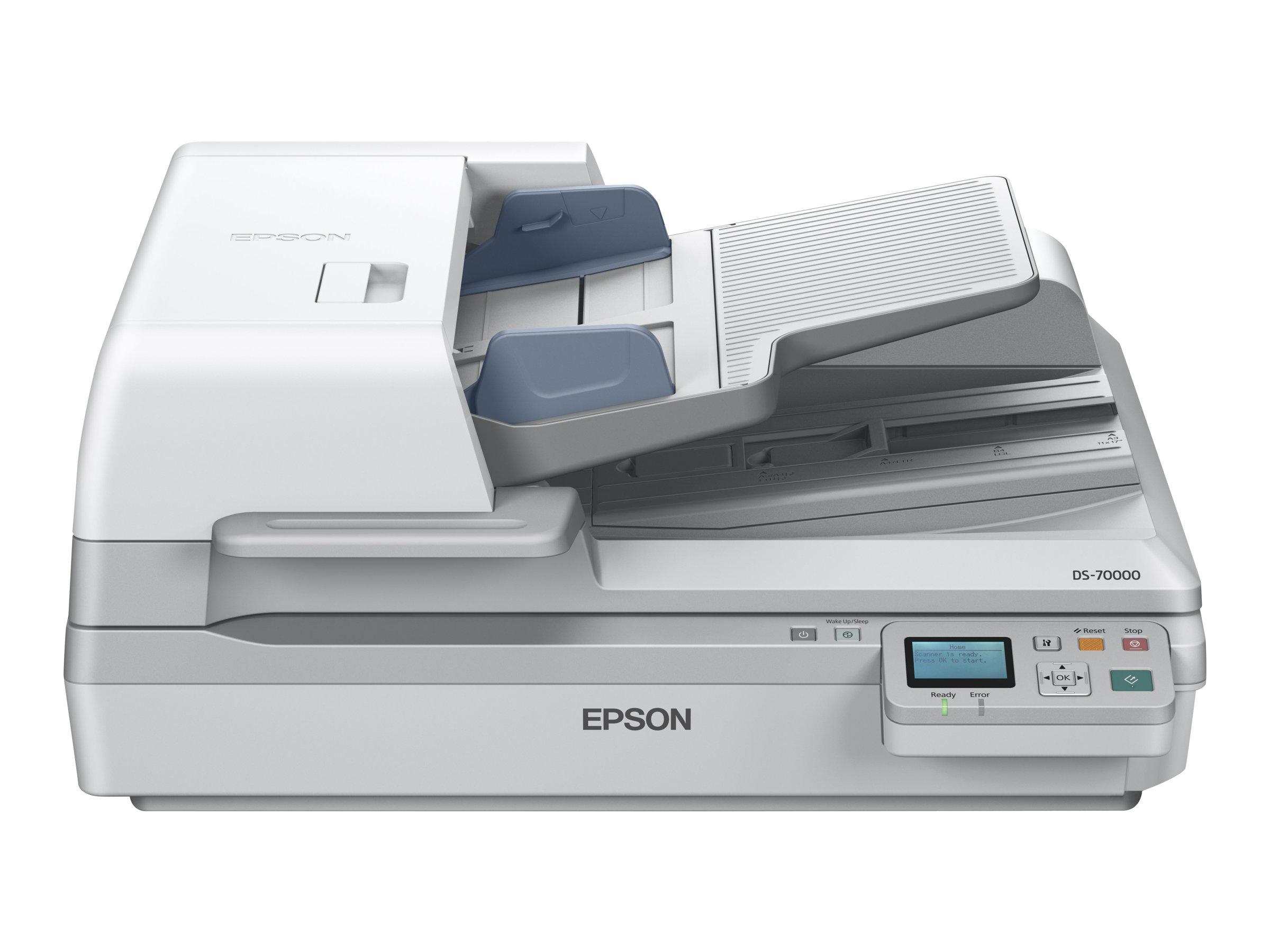 Epson WorkForce DS-70000N - Scanner de documents - Recto-verso - A3 - 600 dpi x 600 dpi - jusqu'à 70 ppm (mono) / jusqu'à 70 ppm (couleur) - Chargeur automatique de documents (200 feuilles) - jusqu'à 8000 pages par jour - Gigabit LAN - B11B204331BT - Scanneurs de documents