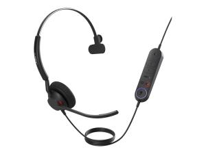 Jabra Engage 40 Mono - Micro-casque - sur-oreille - filaire - USB-C - isolation acoustique - Optimisé pour Microsoft Teams - 4093-413-299 - Écouteurs