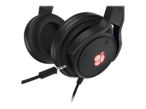 CHERRY HC 2.2 - Micro-casque - circum-aural - filaire - USB - noir - JA-2200-2 - Écouteurs