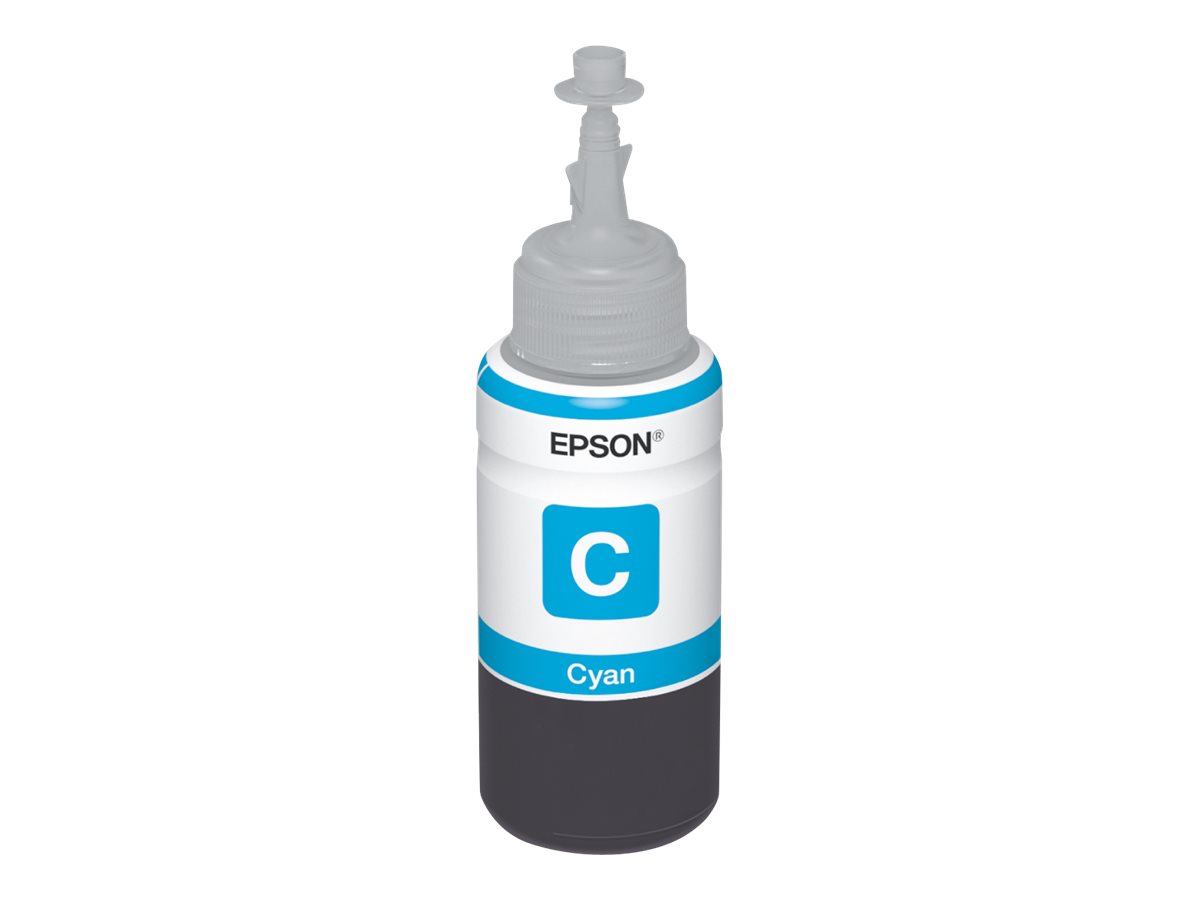 Epson T6642 - 70 ml - cyan - original - recharge d'encre - pour EcoTank ET-14000, ET-16500, ET-2500, ET-2550, ET-2600, ET-2650, ET-3600, ET-4500, ET-4550 - C13T664240 - Réservoirs d'encre