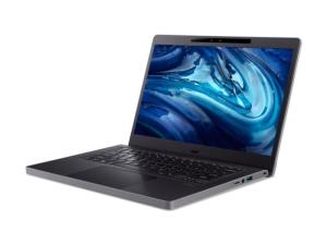 Acer TravelMate B5 14 TMB514-31-TCO - Conception de charnière à 180 degrés - Intel N-series - N100 / jusqu'à 3.4 GHz - Win 11 Pro Education - UHD Graphics - 4 Go RAM - 128 Go SSD UFS - 14" IPS 1920 x 1080 (Full HD) - Wi-Fi 6E - schiste noir - clavier : Français - NX.B0FEF.001 - Ordinateurs portables