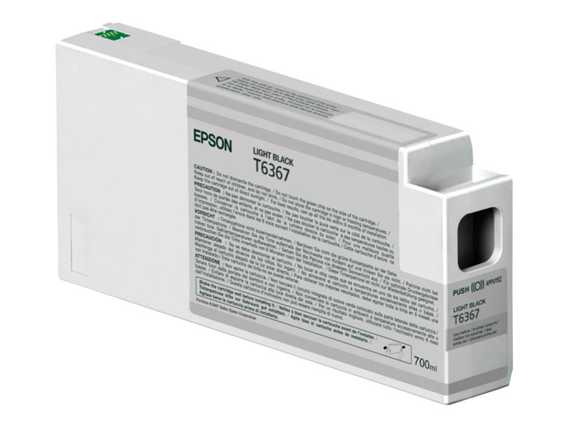 Epson UltraChrome HDR - 700 ml - noir clair - original - cartouche d'encre - pour Stylus Pro 7890, Pro 7900, Pro 9890, Pro 9900, Pro WT7900 - C13T636700 - Cartouches d'imprimante