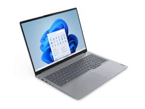 Lenovo ThinkBook 16 G7 IML 21MS - Intel Core Ultra 7 - 155H / jusqu'à 4.8 GHz - Win 11 Pro - Intel Arc Graphics - 16 Go RAM - 512 Go SSD NVMe, TLC - 16" IPS 1920 x 1200 - Gigabit Ethernet - Wi-Fi 6E, Bluetooth - double ton gris arctique - clavier : Français - avec 1 an de support Premier Lenovo - 21MS004NFR - Ordinateurs portables