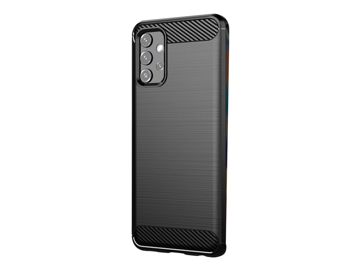 DLH - Coque de protection pour téléphone portable - silicone - noir - pour Samsung Galaxy A32 - DY-PS4526 - Coques et étuis pour téléphone portable