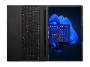 Lenovo ThinkPad P16s Gen 3 21KS - Conception de charnière à 180 degrés - Intel Core Ultra 7 - 155H / jusqu'à 4.8 GHz - Win 11 Pro - RTX 500 Ada - 32 Go RAM - 1 To SSD TCG Opal Encryption 2, NVMe, Performance - 16" IPS 1920 x 1200 - Gigabit Ethernet - Wi-Fi 6E, Bluetooth - noir - clavier : Français - avec 1 an d'assistance Lenovo Premier, compensation des émissions de CO2 de 0,5 tonne (2ème génération) - 21KS000AFR - Stations de travail mobiles