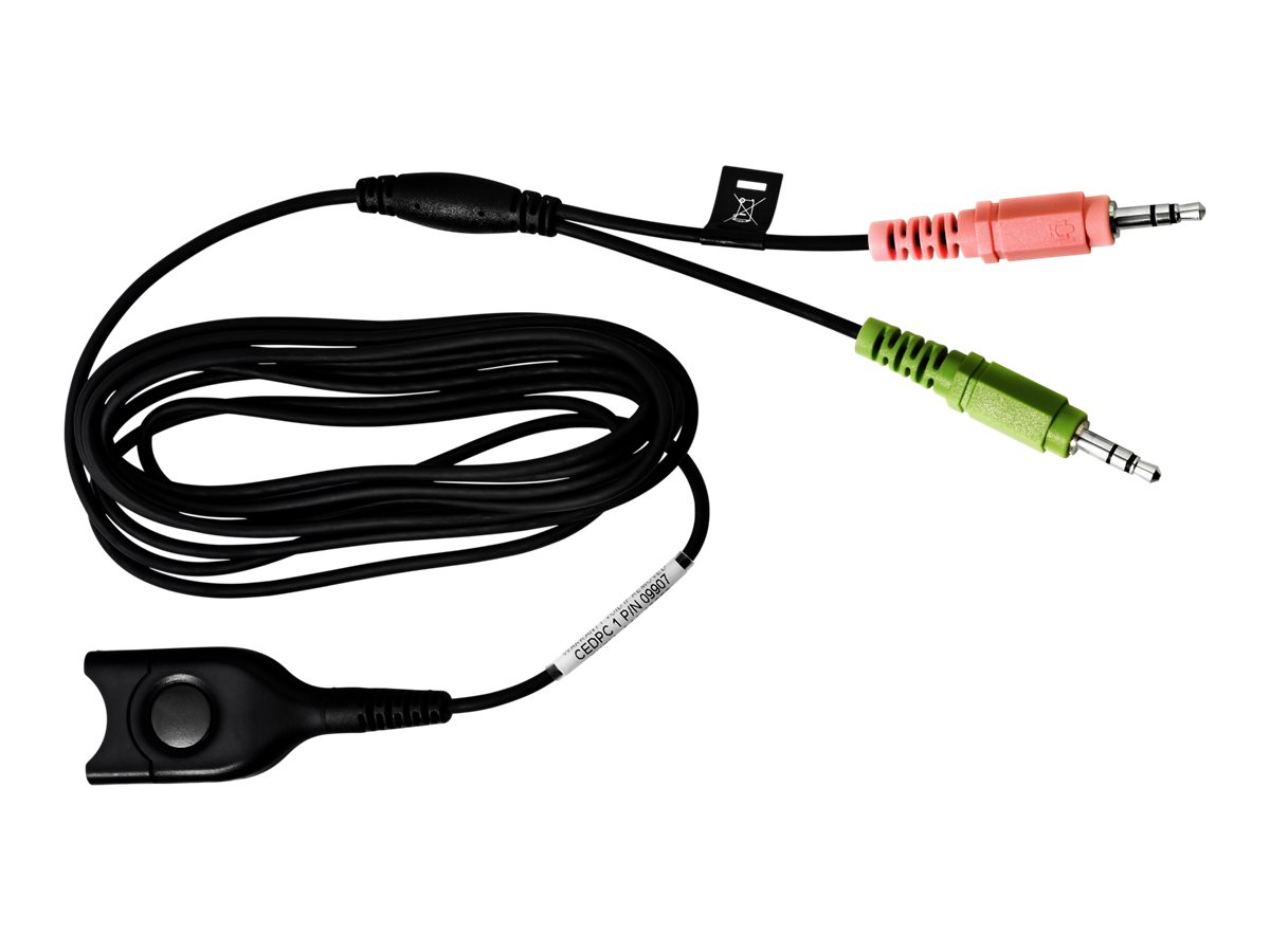 EPOS CEDPC 1 - Câble pour casque micro - EasyDisconnect mâle pour mini-phone stereo 3.5 mm mâle - 1000858 - Câbles pour écouteurs