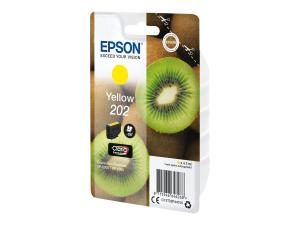 Epson 202 - 4.1 ml - jaune - original - cartouche d'encre - pour Expression Premium XP-6000, XP-6005, XP-6100, XP-6105 - C13T02F44010 - Cartouches d'imprimante