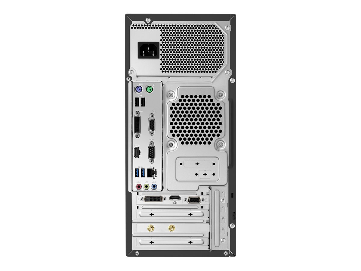 ASUSPRO D340MF I59400007R - MT - Core i5 9400 / 2.9 GHz - RAM 8 Go - SSD 512 Go - UHD Graphics 630 - Gigabit Ethernet LAN sans fil: - 802.11a/b/g/n/ac, Bluetooth 4.1 - Win 10 Pro - moniteur : aucun - noir - 90PF01W3-M04050 - Ordinateurs de bureau