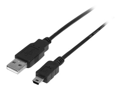 StarTech.com Câble USB 2.0 A vers Mini B de 2 m - Cordon USB A vers USB Mini B - M/M - Câble USB - USB (M) pour mini USB type B (M) - USB 2.0 - 2 m - noir - USB2HABM2M - Câbles USB