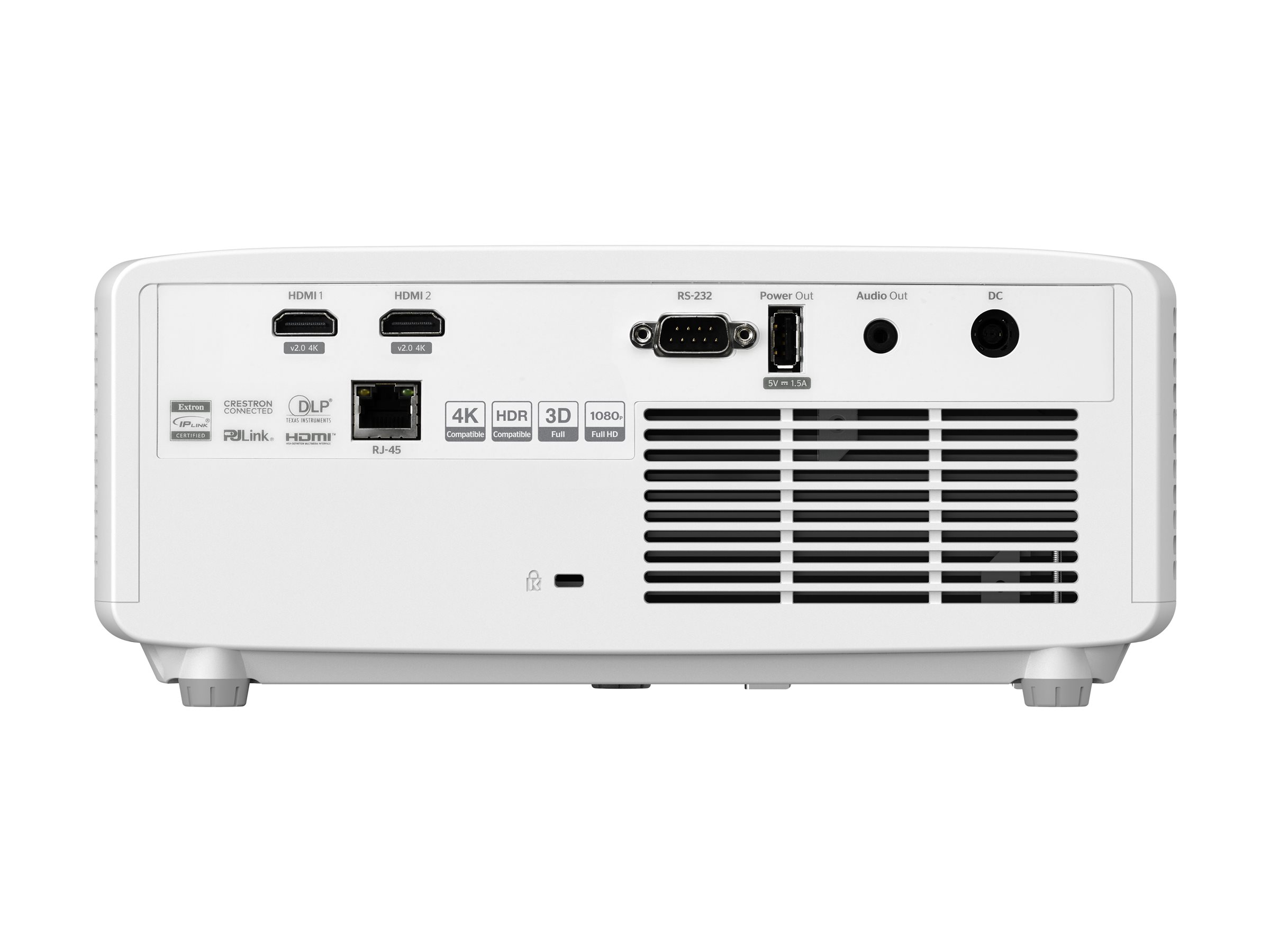 Optoma ZH520 - Projecteur DLP - laser - 3D - 5500 lumens - Full HD (1920 x 1080) - 16:9 - 1080p - LAN - blanc - E9PD7M201EZ1 - Projecteurs numériques